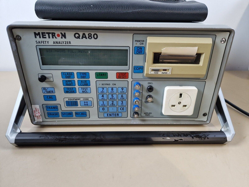 Metron QA80 safety analyser tester0