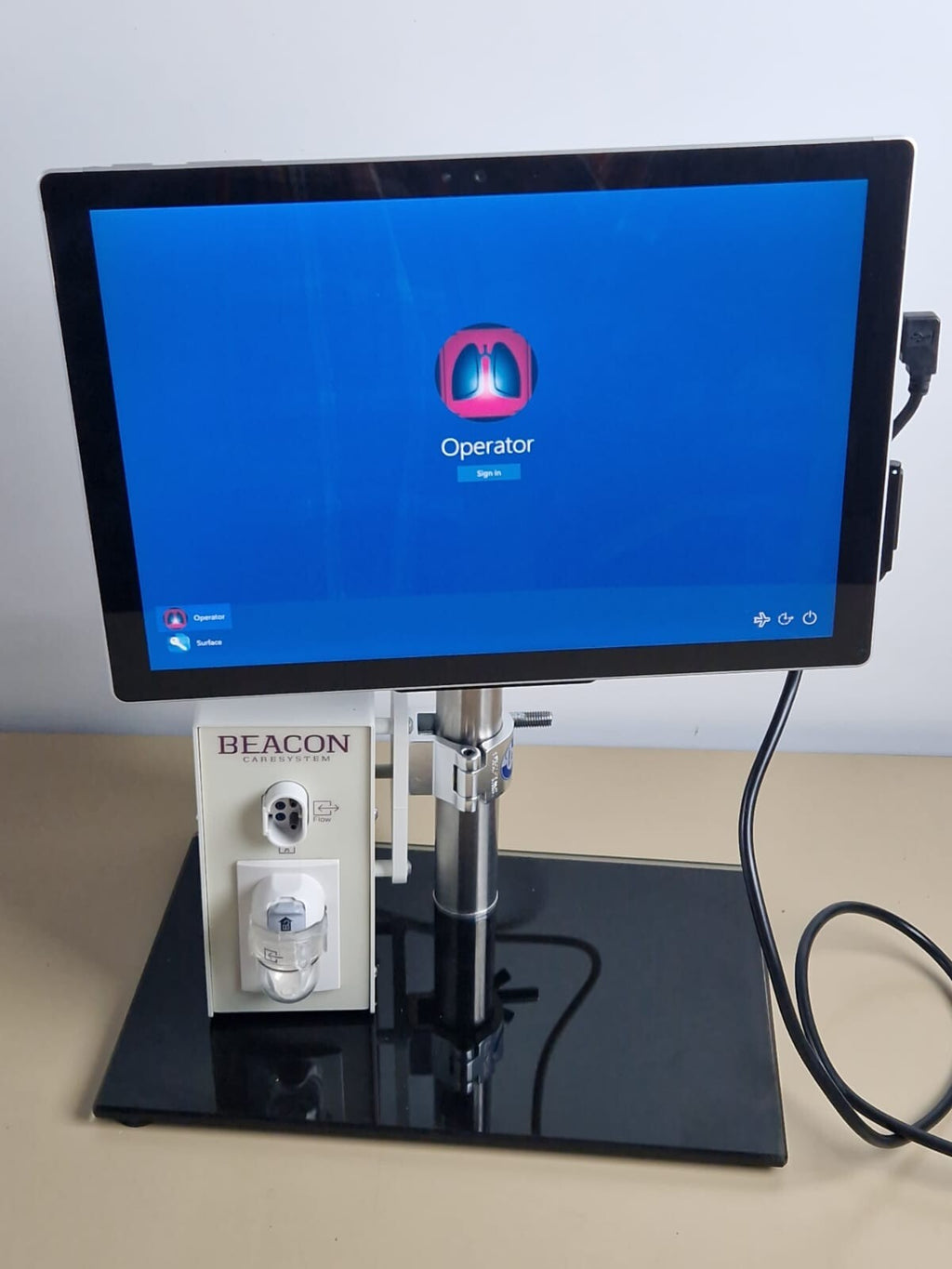 FetO2   PETCo2   Vt   SpO2 patient monitor beacon caresystem exercise test3