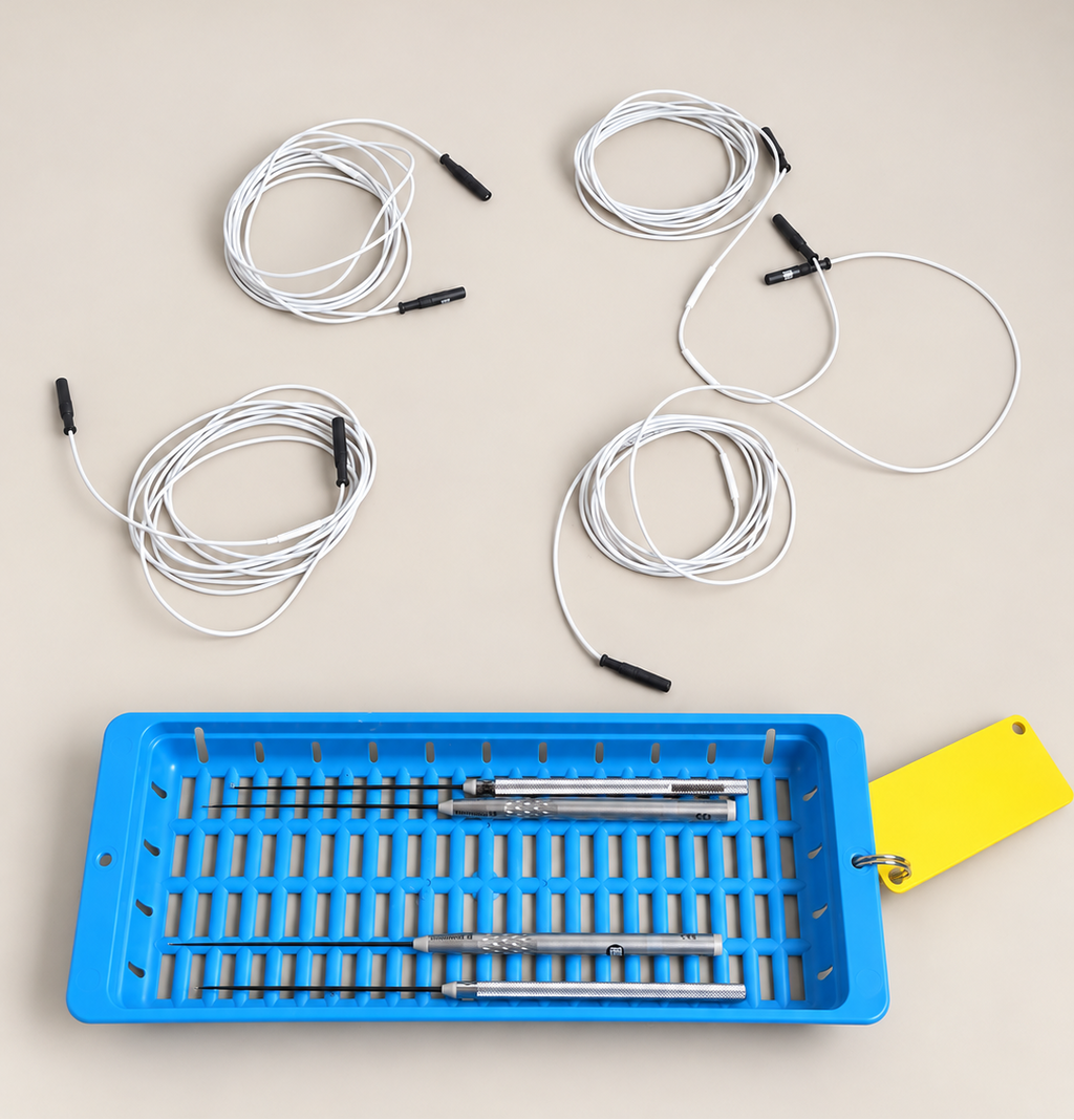 Inomed 525315 85mm Monopolar 90° Angled Ball Tip IONM Nerve Stimulation Probe