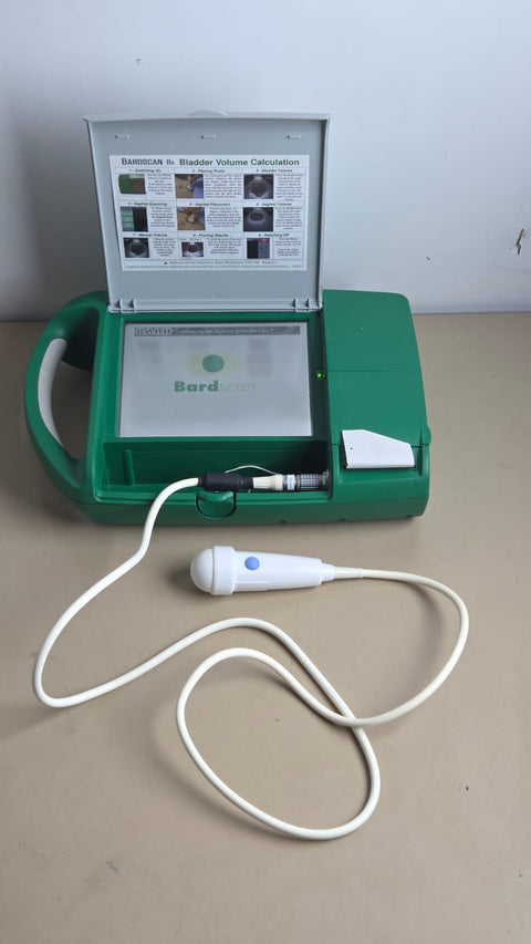 Bard Bardscan IIs Portable Ultrasound Bladder Scanner with Probe and Printer