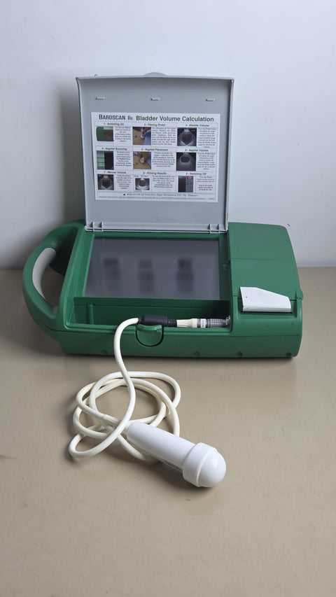 Bard Bardscan IIs Portable Ultrasound Bladder Scanner with Probe and Printer