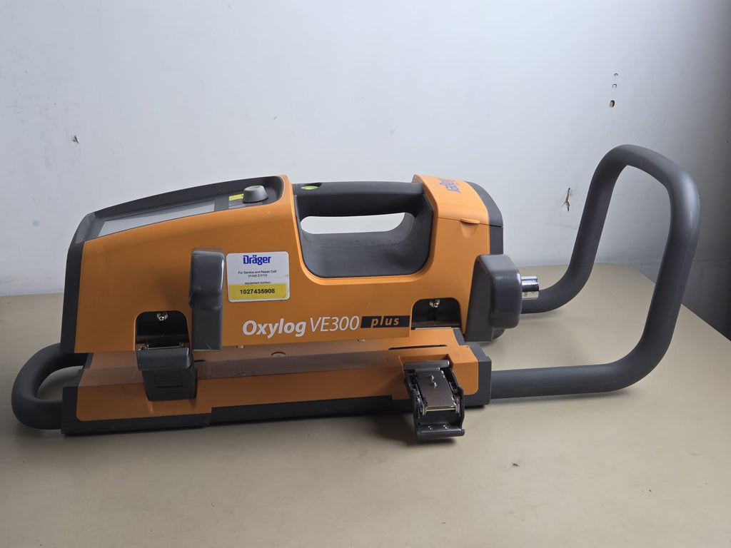 DRAEGER Drager VE300 PLUS Portable Transport Ventilator with CO2 sensor + hose + charger Transport Ventilator