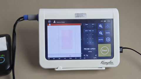Kamplex R16M-D Diagnostic Tympanometer Middle Ear Analyzer ETF Reflex Decay