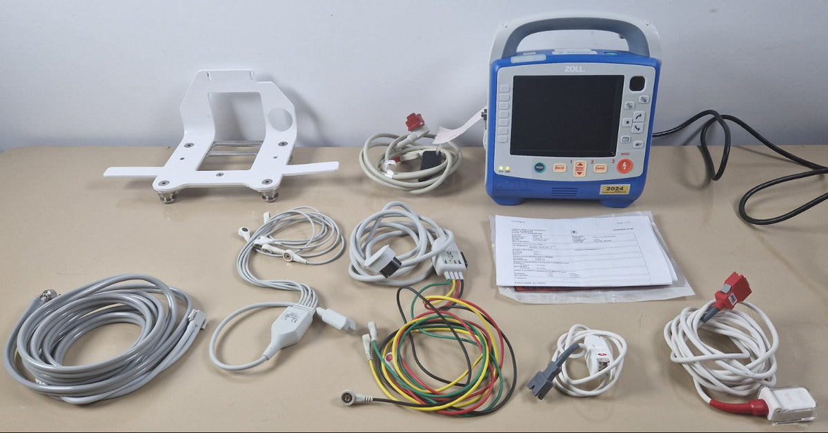ZOLL X Series Monitor Defibrillator with Pacer CO2 SpO2 12-Lead ECG NIBP Printer & Paddles