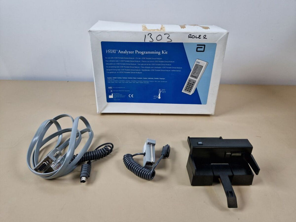 Abbott i-STAT MN 300 software upgrade programming IR kit with PC connector cable