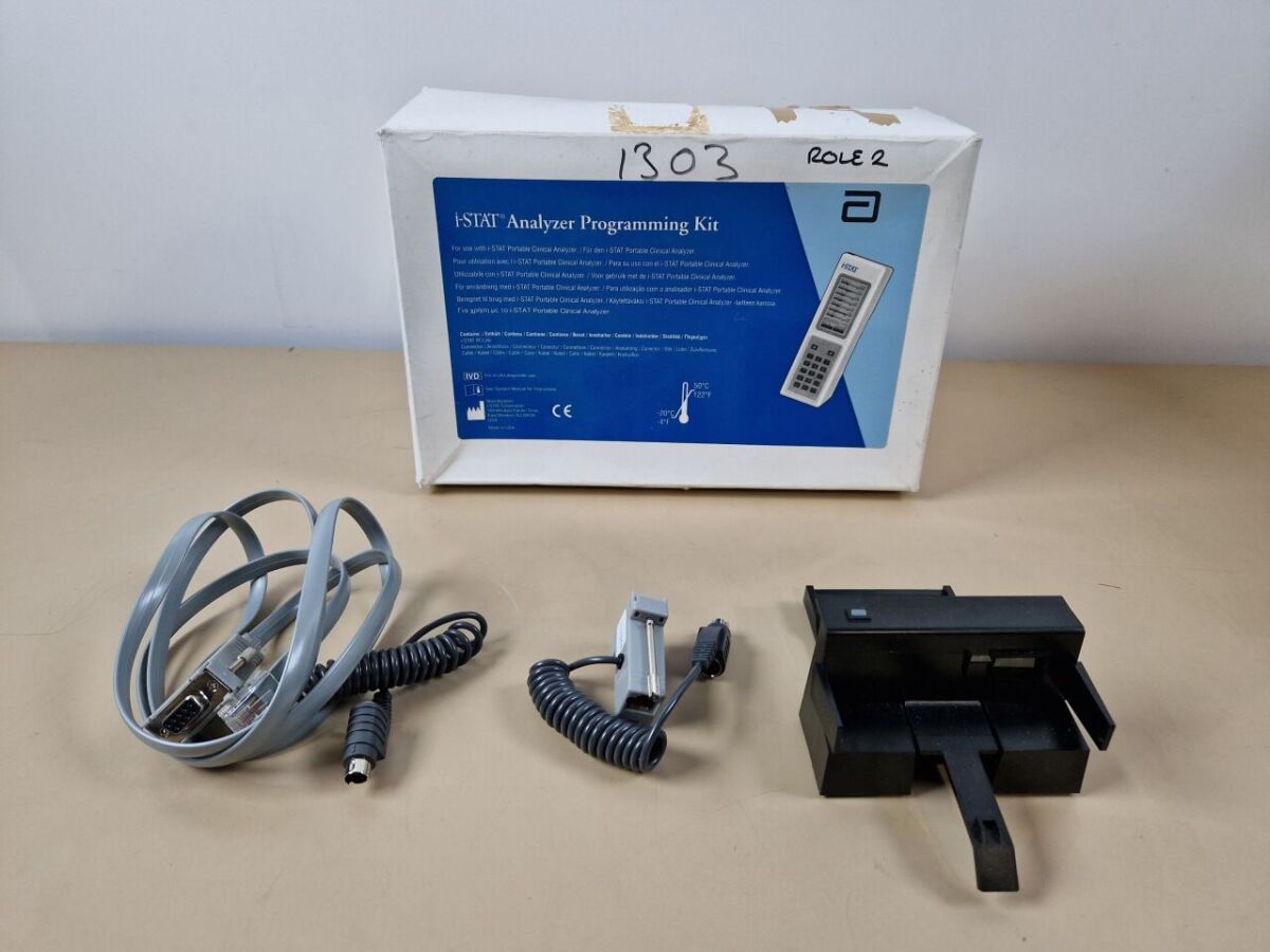 Abbott i-STAT MN 300 software upgrade programming IR kit with PC connector cable