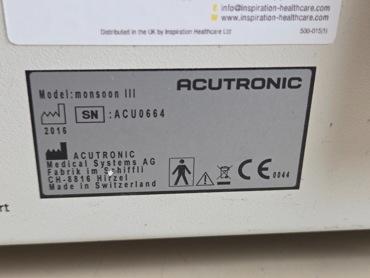 Acutronic Monsoon III model and serial ACU0664
