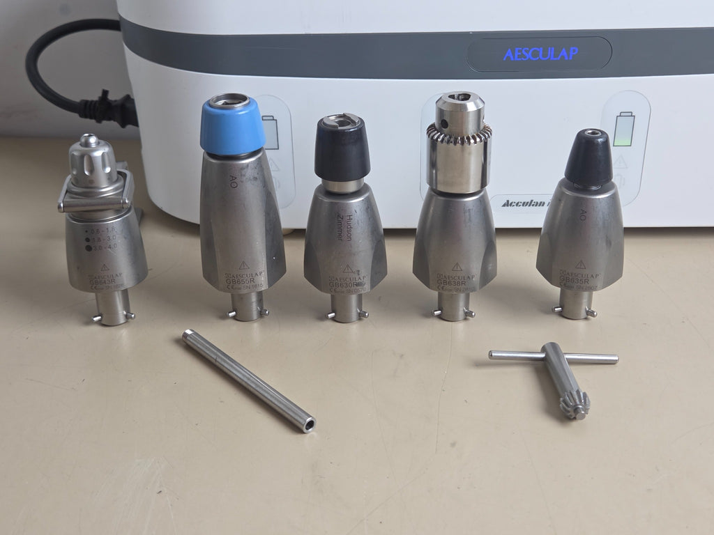 Aesculap Acculan 3Ti drill and reamer attachments GB643R GB655R GB630R GB638R GB635R