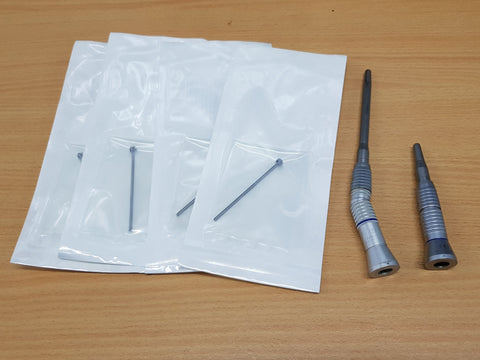 Aesculap surgical drill attachments and assorted packaged burs