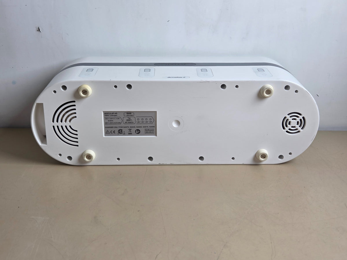 Aesculap GA677 Acculan battery charger identification label
