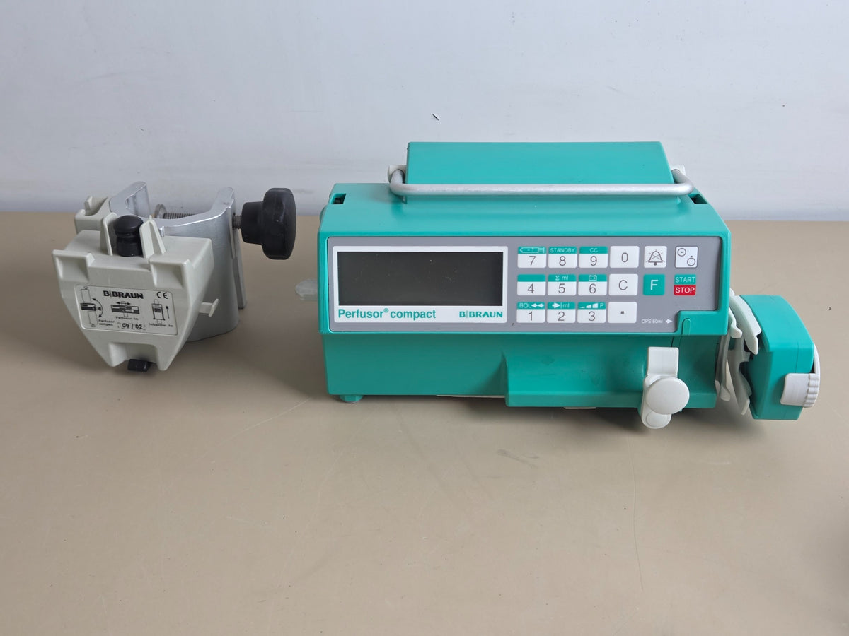 B. Braun Perfusor Compact syringe pump with pole clamp
