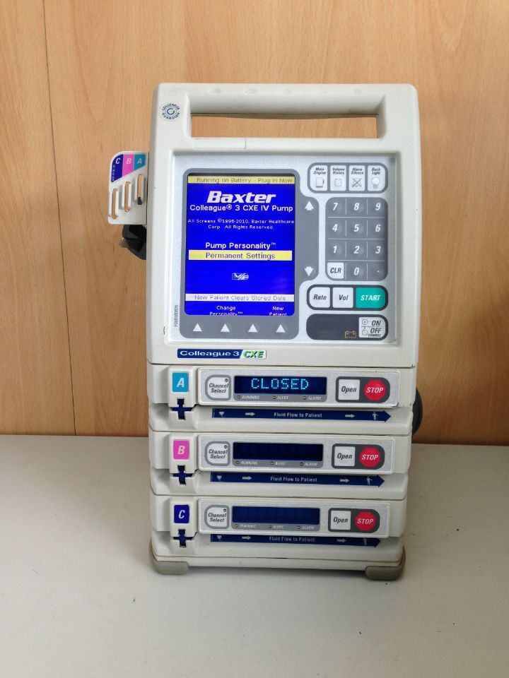 BAXTER Colleague CXE 3 volumetric infusion pump