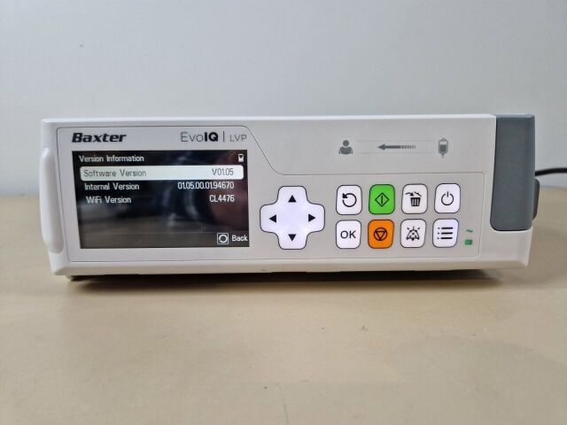 BAXTER Evo IQ infusion pump IV driver