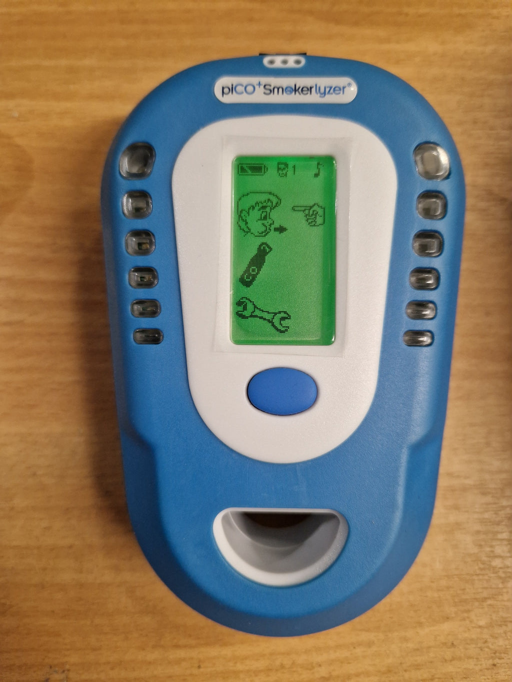 Bedfont piCO+ Smokerlyzer operating menu display