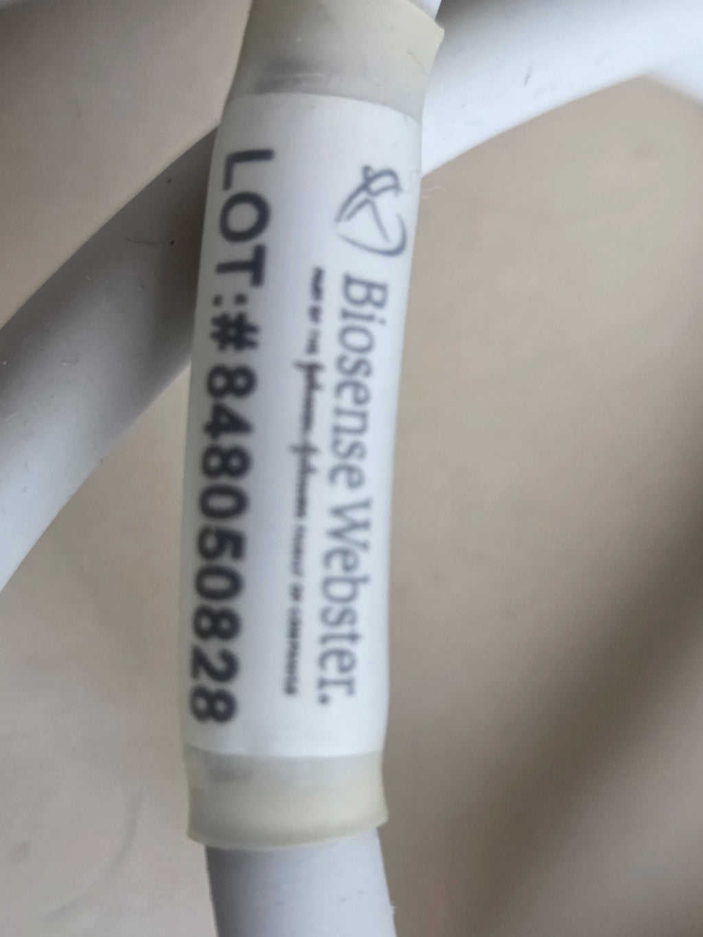 Biosense Webster CB3434CT cable label lot 848050828