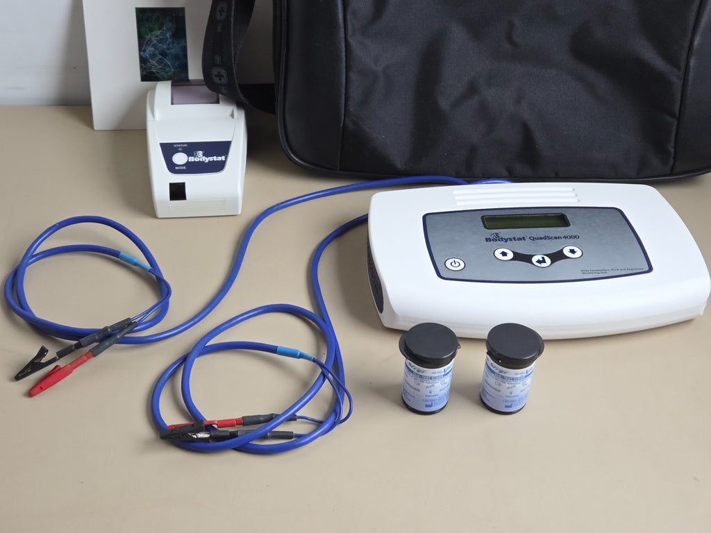 Bodystat QuadScan 4000 kit with printer, two lead sets and carry bag