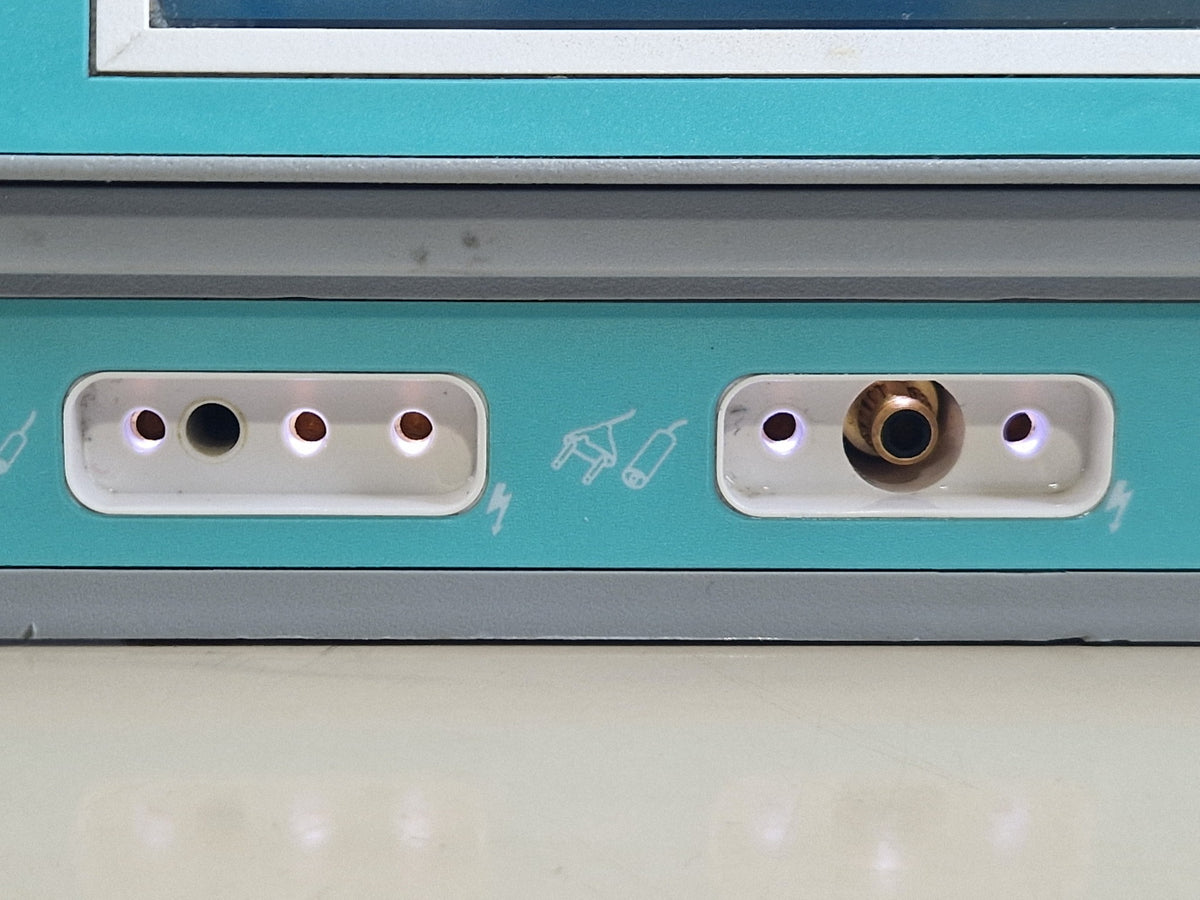Bovie ICON Gi GI120 front accessory connector ports close-up