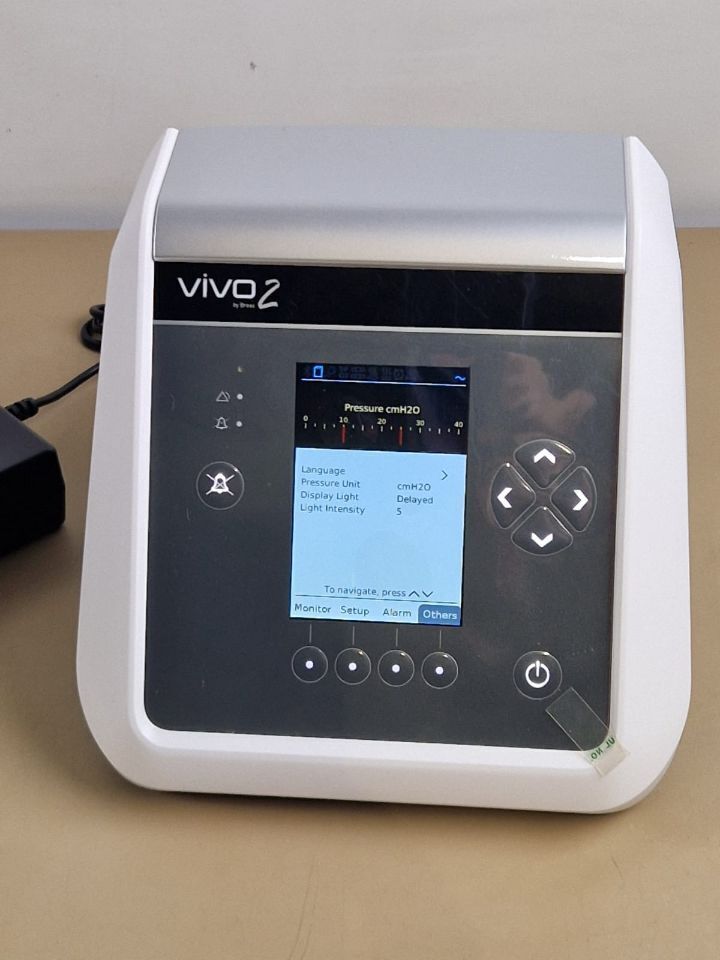 BREAS Vivo 2 ventilator with breathing tube