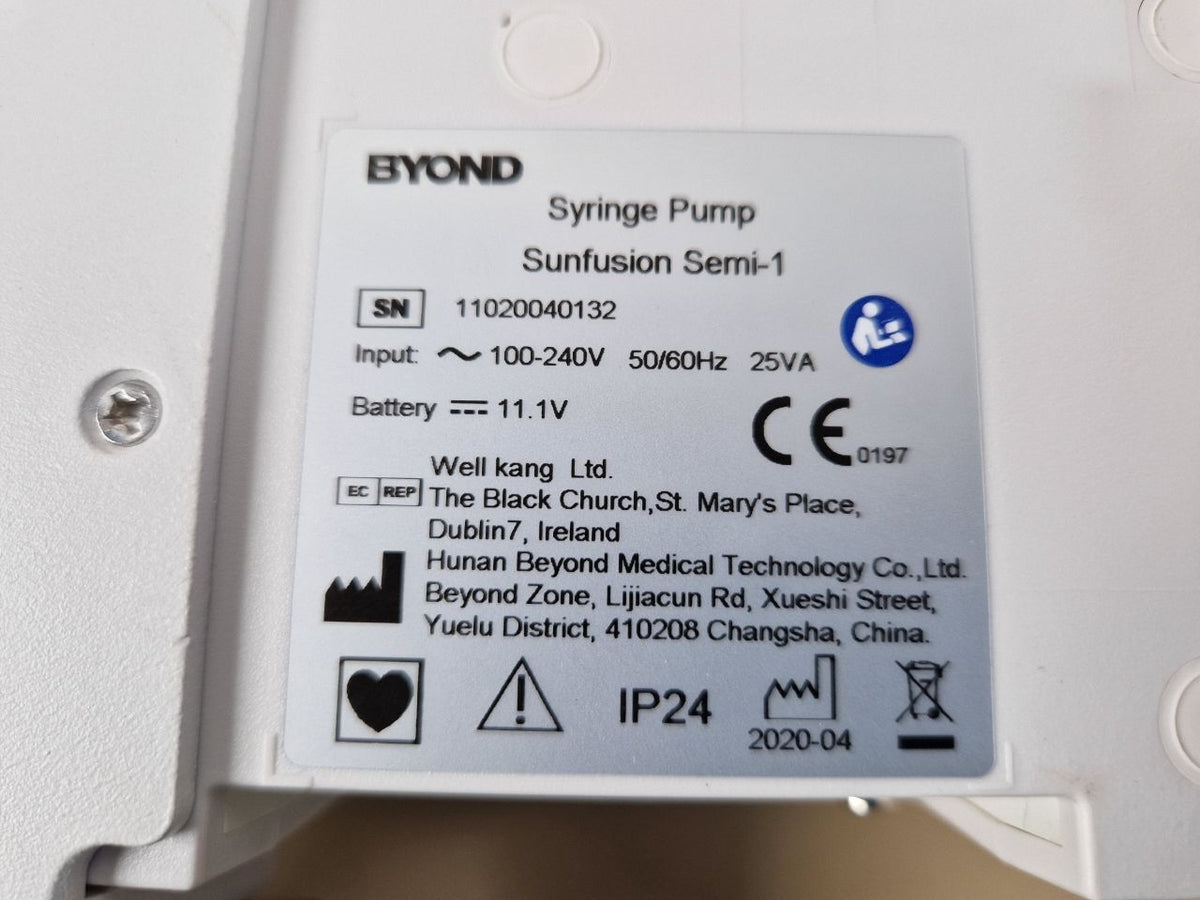 BYOND Sunfusion-1 syringe infusion pump photo 8