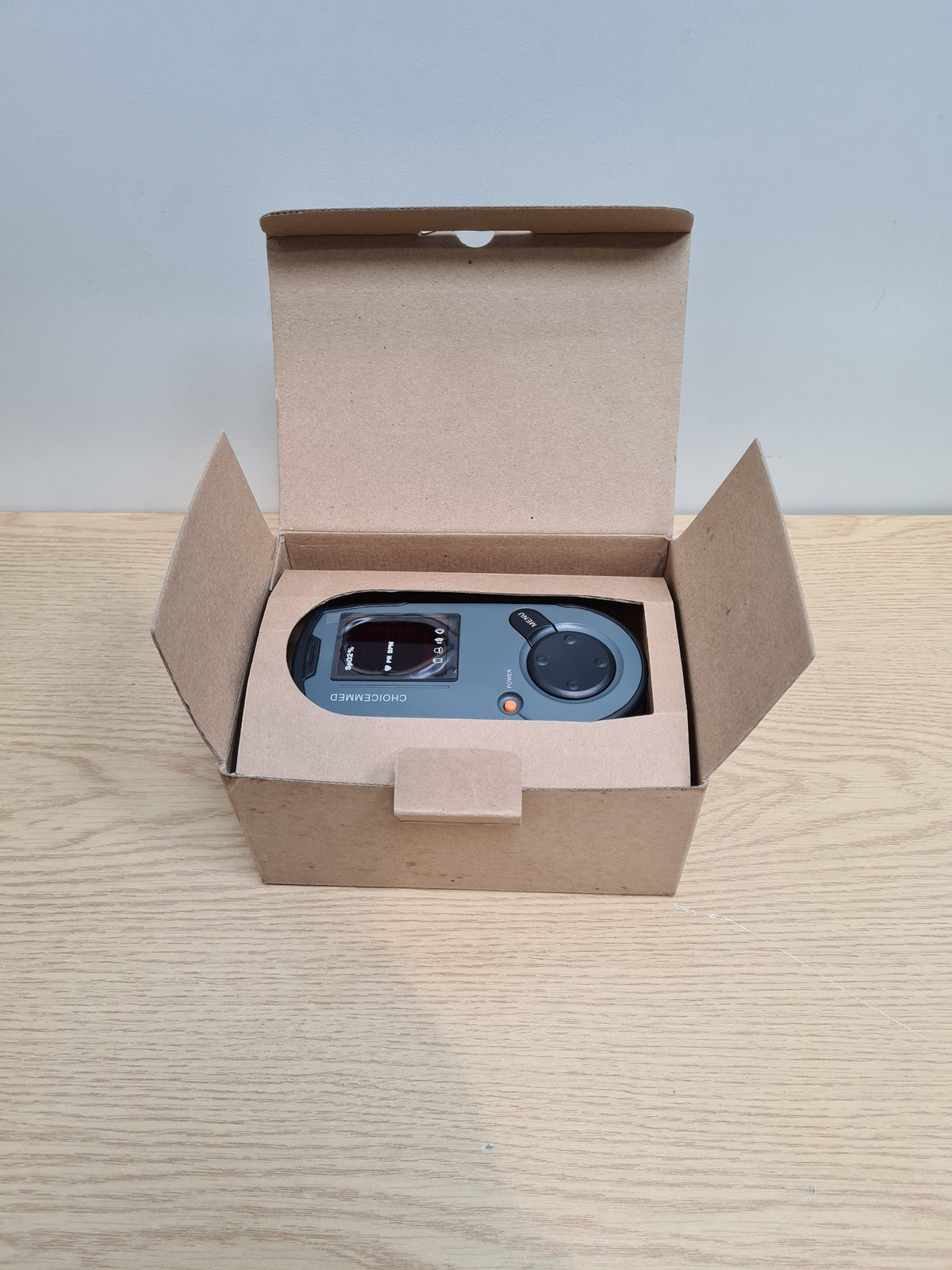 ChoiceMMed MD300K handheld pulse oximeter in box