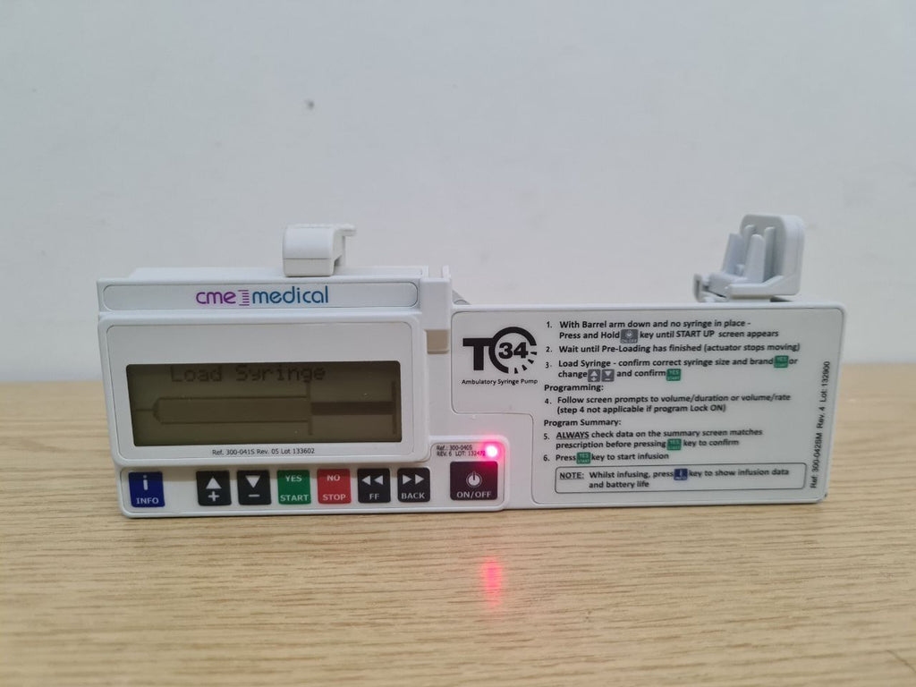 CME McKinley T34 syringe infusion pump driver