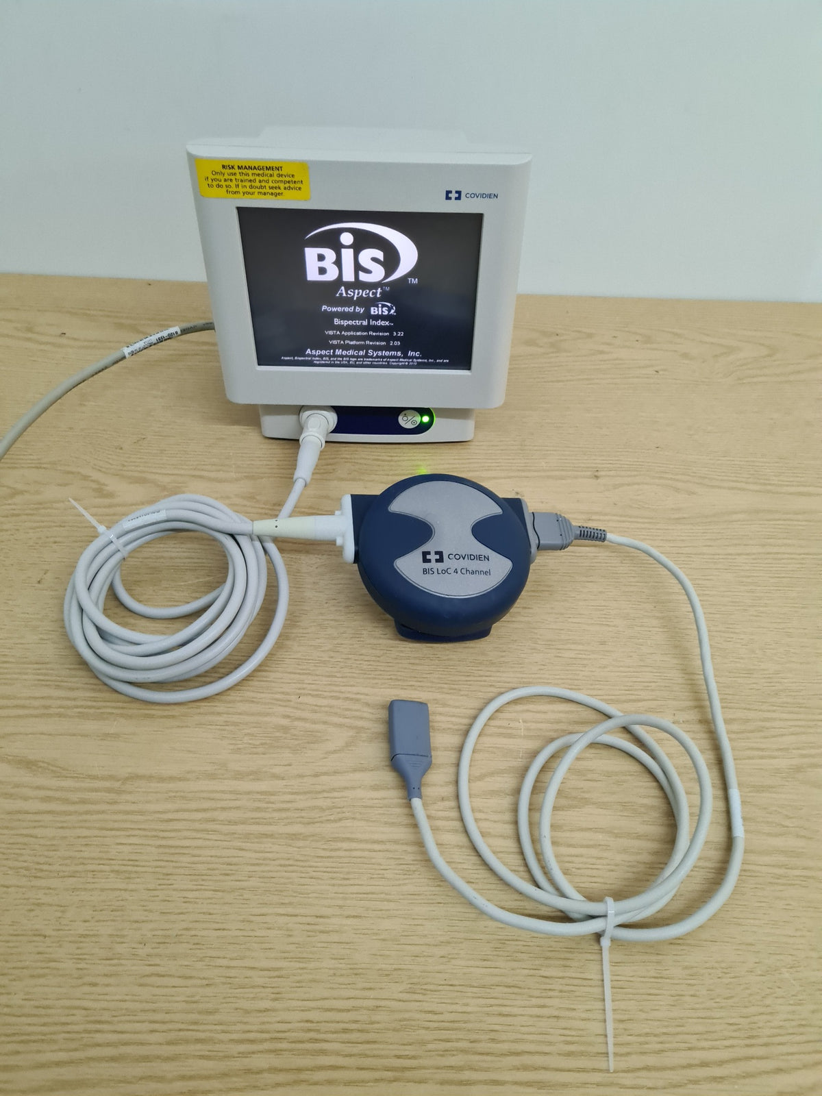 Covidien BIS Complete Monitoring System with BIS LoC 4 Channel module and patient interface cable