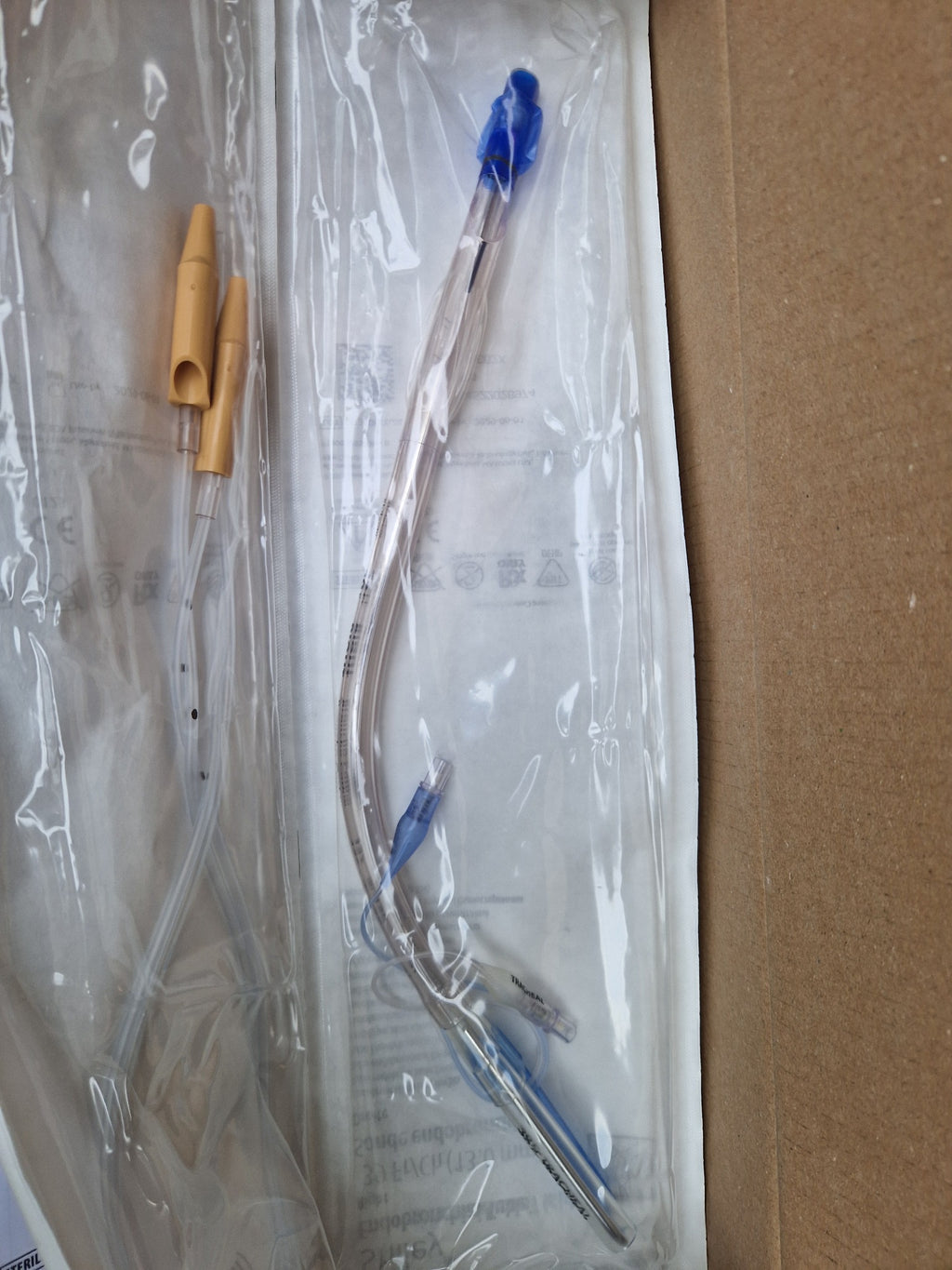 Covidien Shiley 126039 endobronchial tube box label