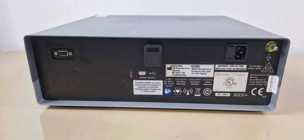 DePuy Mitek VAPR VUE RF generator with wireless footswitch