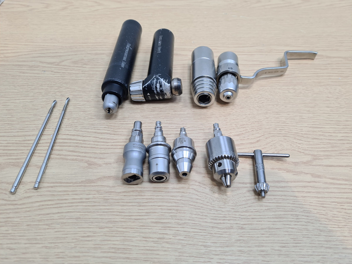 DePuy Synthes Compact Air Drive II couplings, adapters and saw attachments