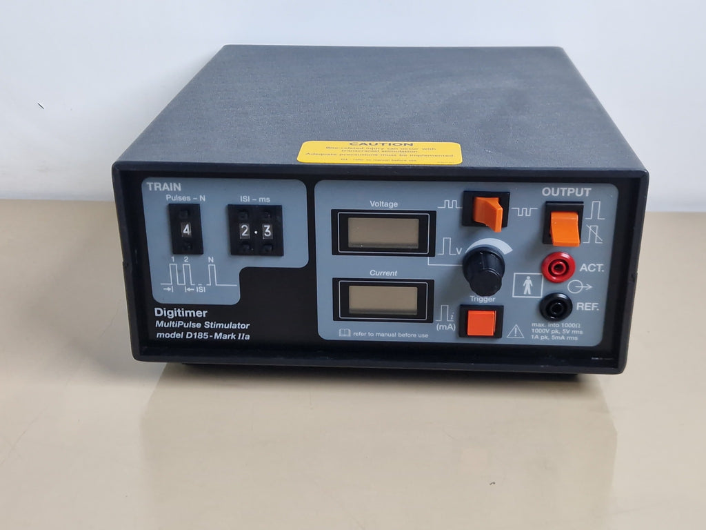 Digitimer D185 Mark IIa MultiPulse Stimulator front view