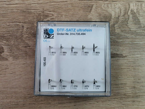 DTF-SATZ UltraFine Dental Diamond Instrument Set – 10 Instruments in Box - photo 2