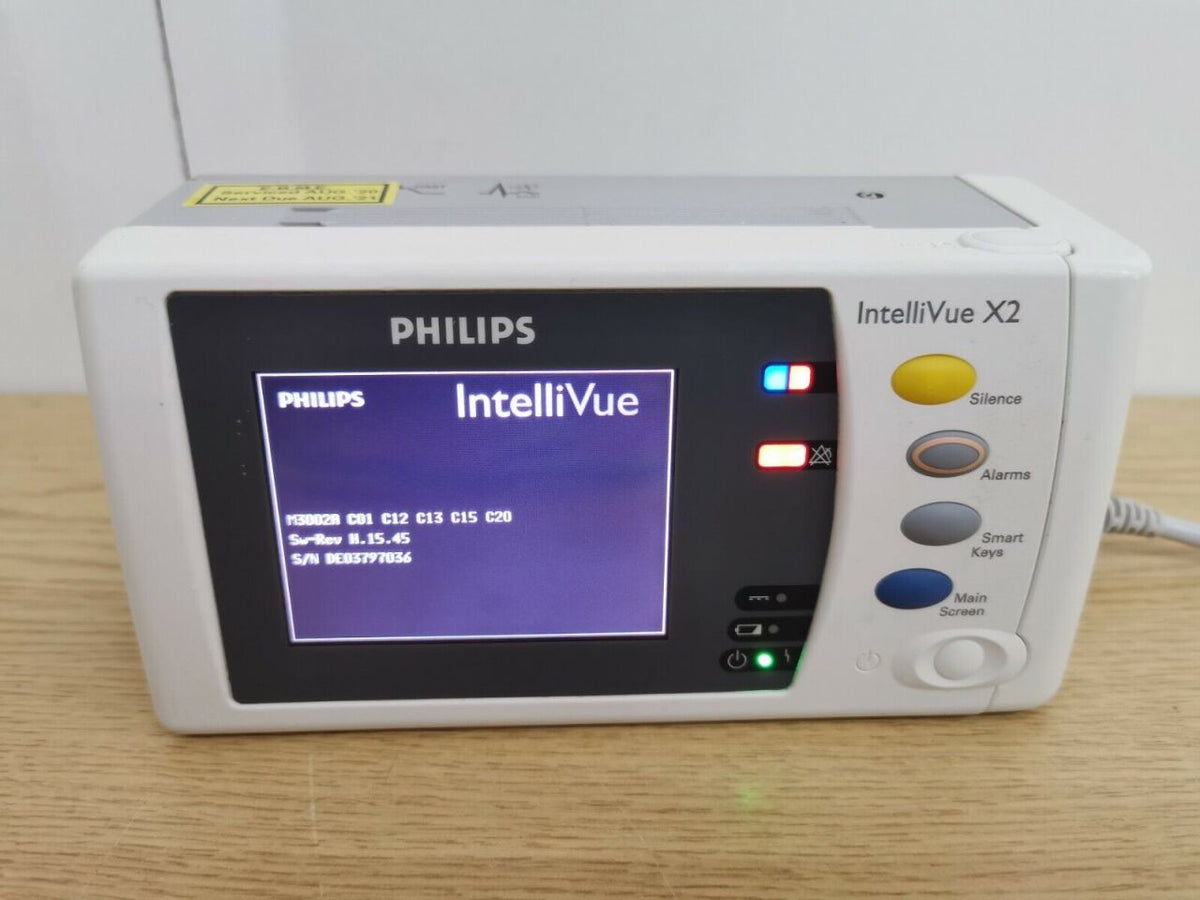 Philips IntelliVue X2 M3002A Patient Monitor Module with Battery & 12-Lead ECG Cable - photo 2