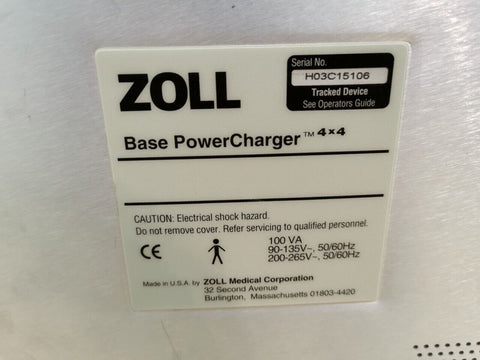 ZOLL Base PowerCharger 4x4 AutoTest with 2 PD4410 Batteries - photo 11