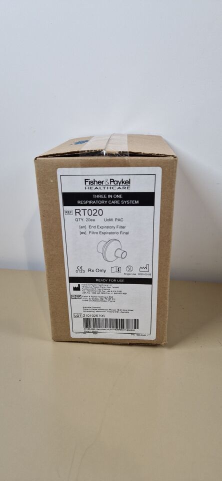 Fisher & Paykel RT020 Breathing Circuit Filters – 80 Filters / 4 Boxes - photo 1