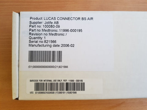 Medtronic Physio-Control LUCAS Jolife BS AIR Connector REF 11996-000195 - photo 2
