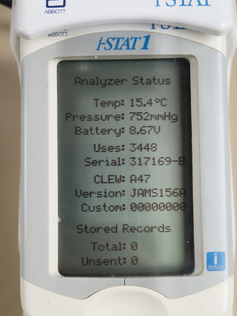 Abbott i-STAT Blood Analyzer with Docking Station & Power Adapter - photo 4