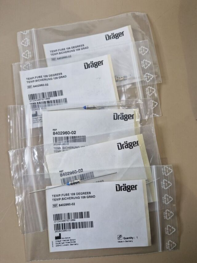 DRAEGER Drager Temp fuse 109-degree ref:8402960