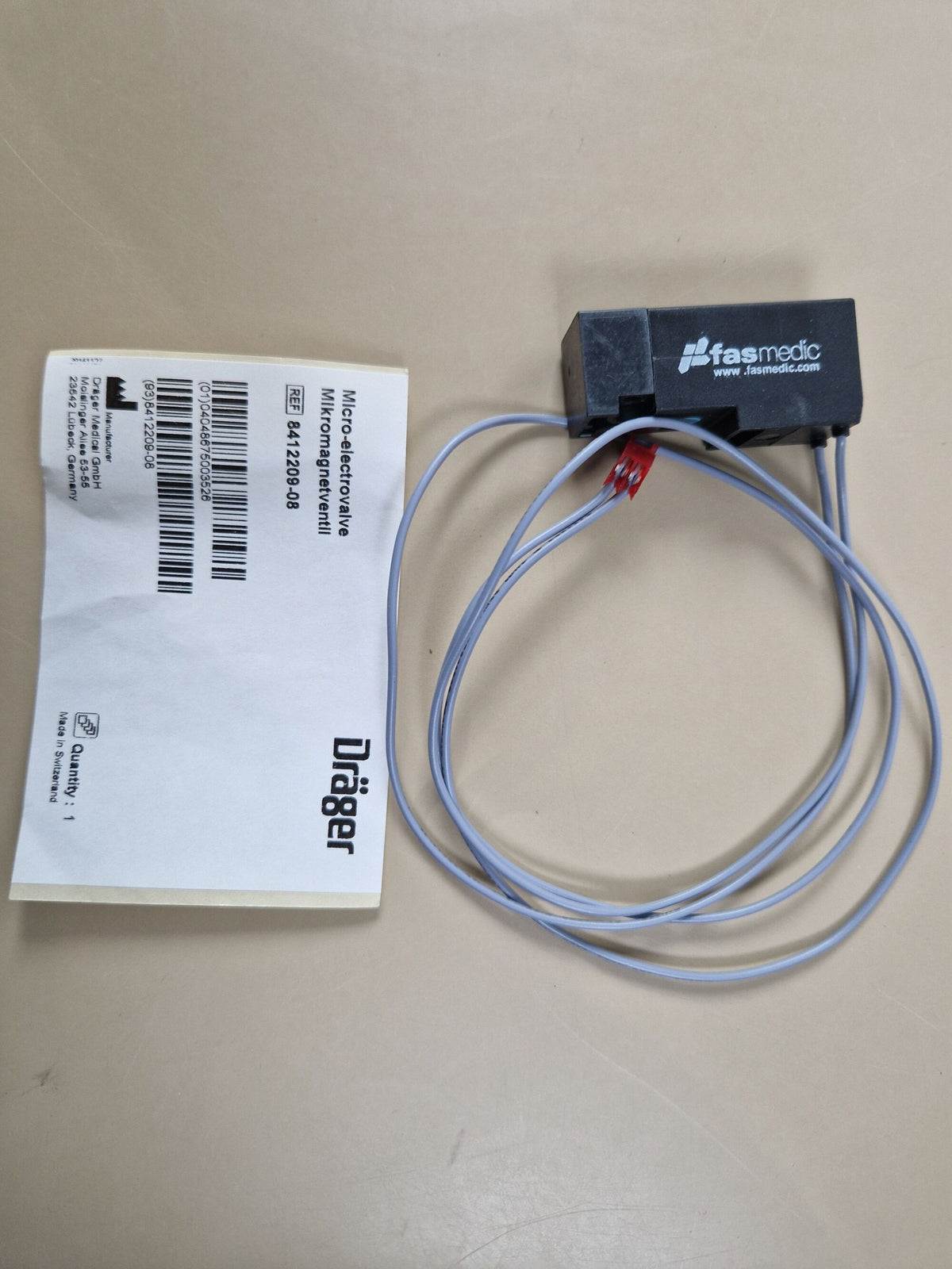 Drager 8412209 micro electro valve for Evita ventilator