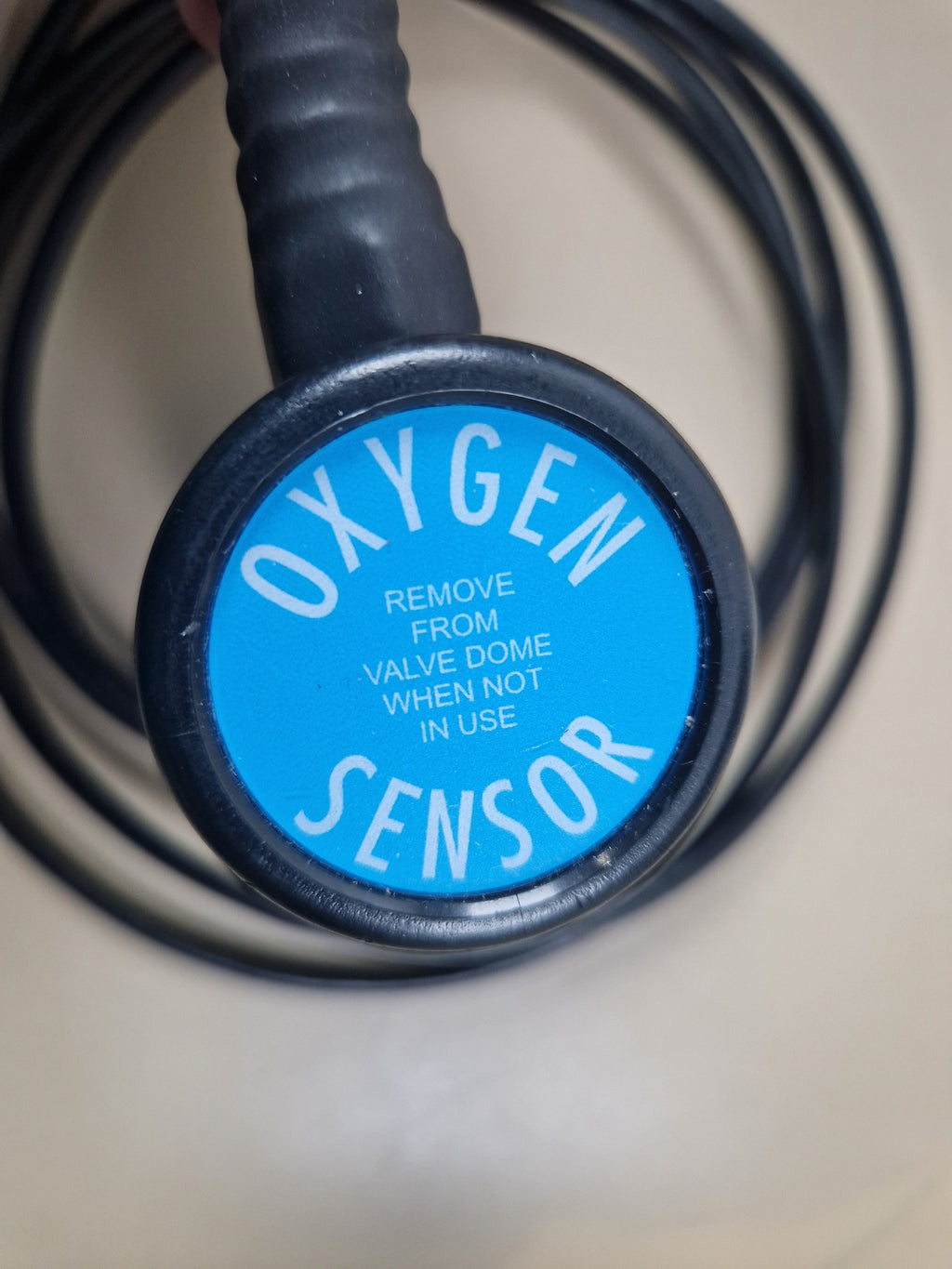 Draeger oxygen sensor housing blue label