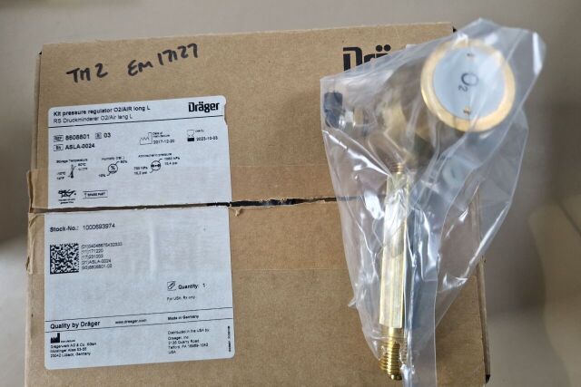DRAEGER evita LONG PRESSURE REGULATOR KIT, O2/AIR 8608801