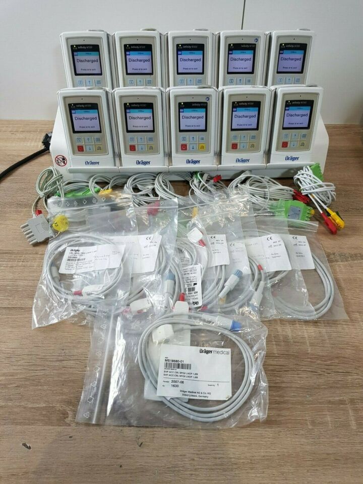 DRAEGER Infinity M300 with ECG and SpO2 cable Telemetry