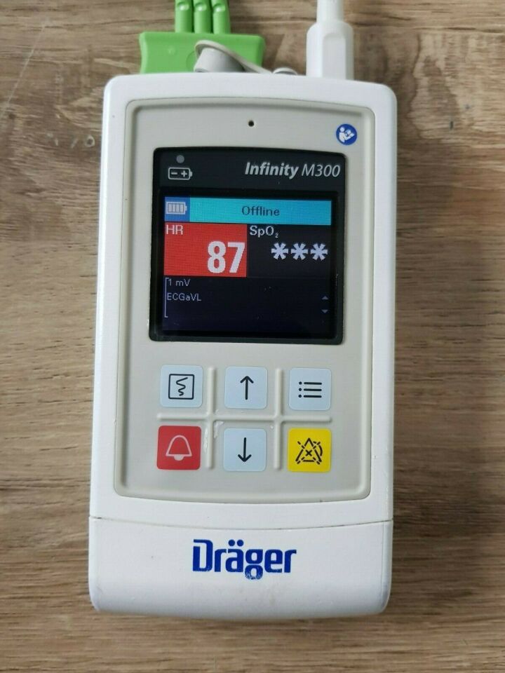 DRAEGER Infinity M300 with ECG and SpO2 cable Telemetry
