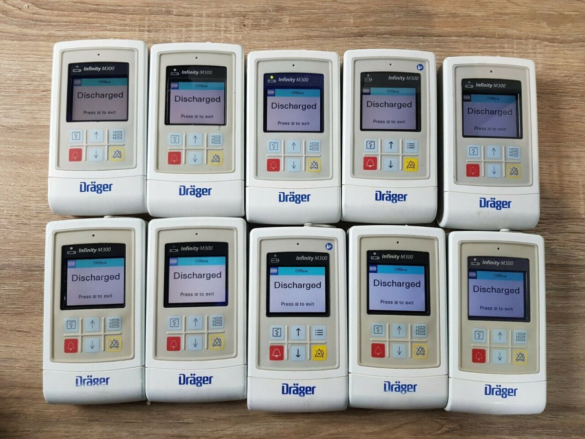 DRAEGER Infinity M300 with ECG and SpO2 cable Telemetry