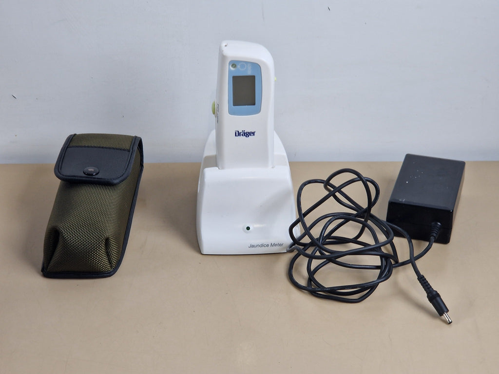 Dräger JM-103 Jaundice Meter with charger carrying pouch and power adapter