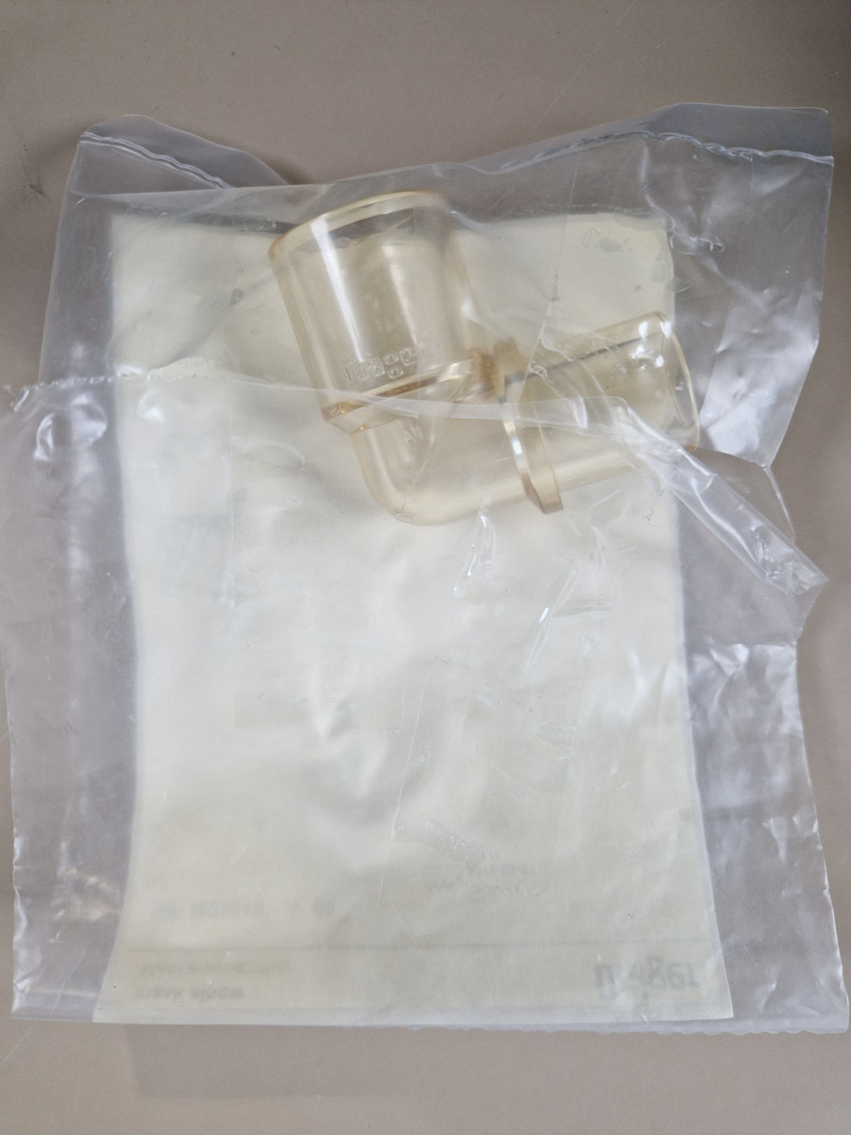 Dräger M25649 reusable 90 degree mask elbow adapter