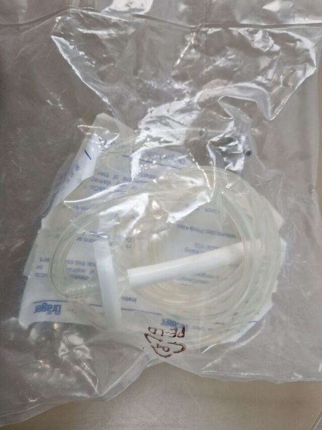 DRAEGER Drager Sample gas return line hose set for fabius ventilator with filter ref: M32692