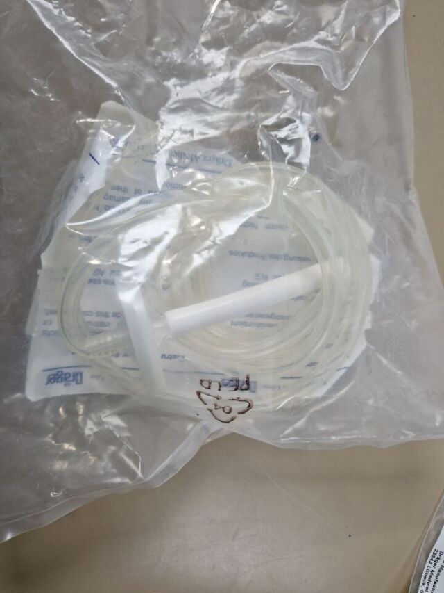 DRAEGER Drager Sample gas return line hose set for fabius ventilator with filter ref: M32692