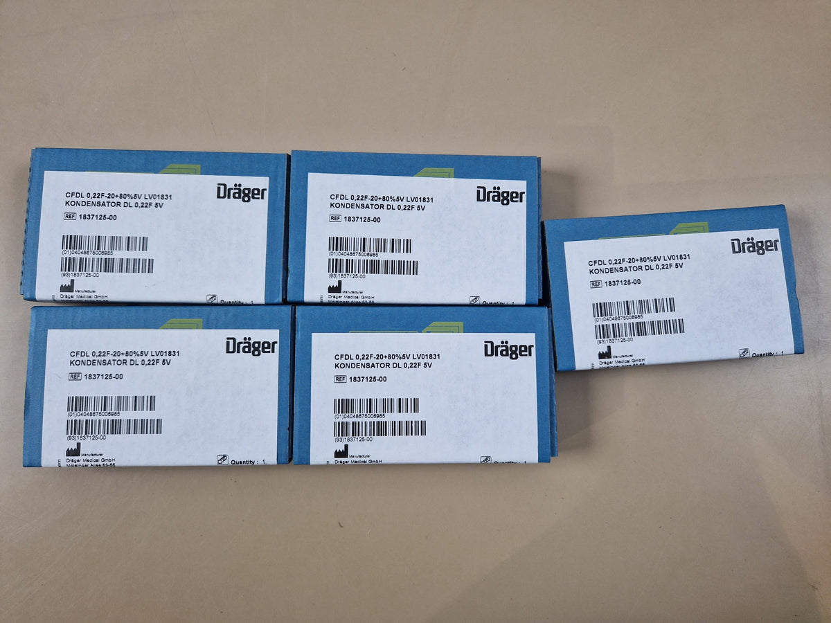 Drager 1837125-00 capacitor 0.22F 5V original boxes