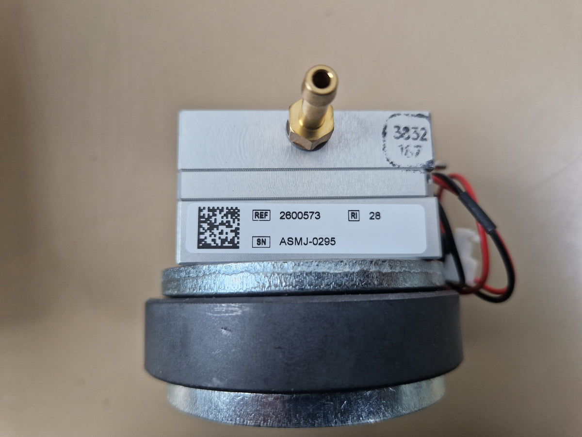 Drager 2600573 PEEP valve assembly label view