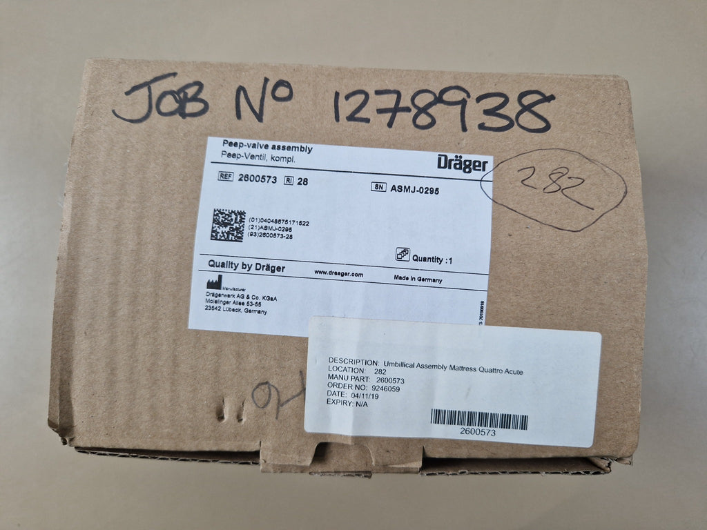 Drager 2600573 PEEP valve assembly original box